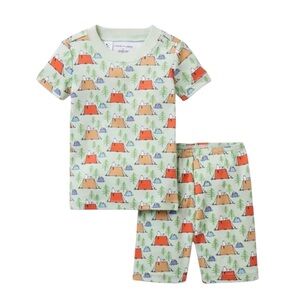 NWT Janie and Jack Peanuts Snoopy Camp Pajama Set 2T